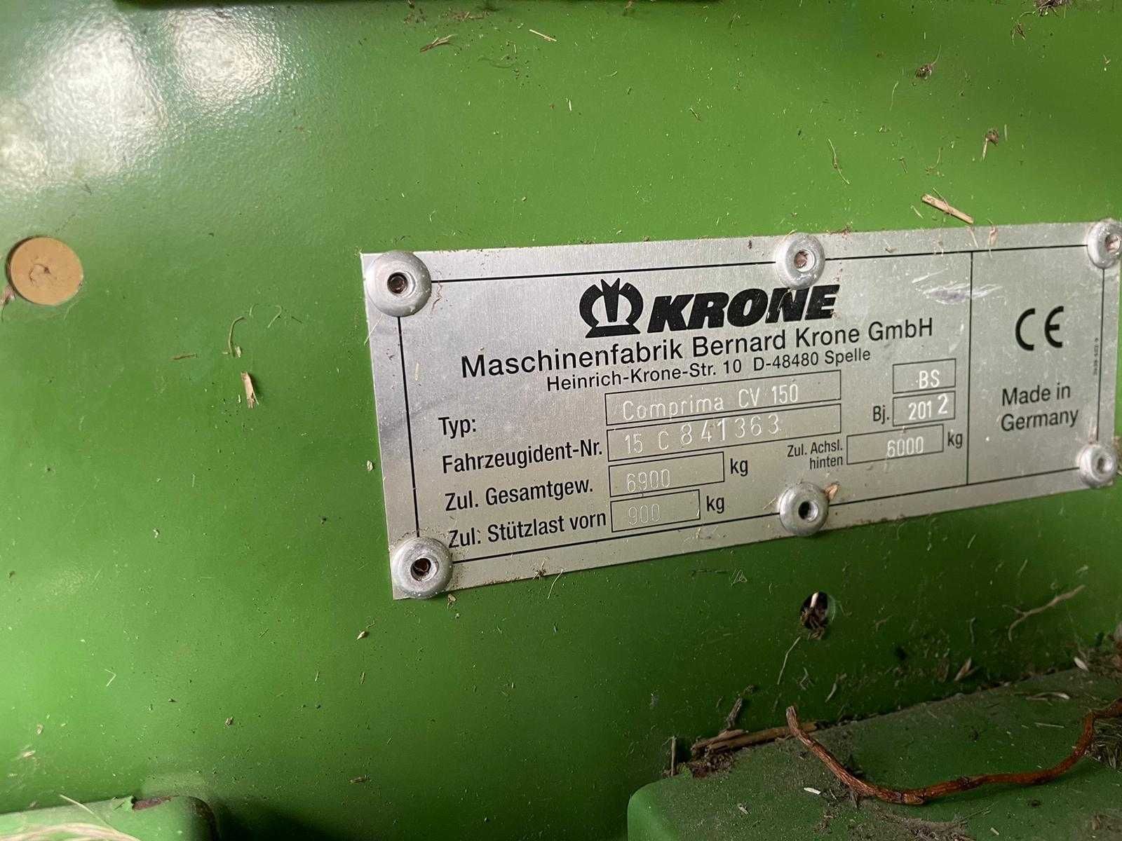 KRONE Comprima CV150 XC