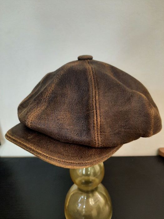 Кепка восьмиклинка шкіряна Gladwin Bond 55-57см