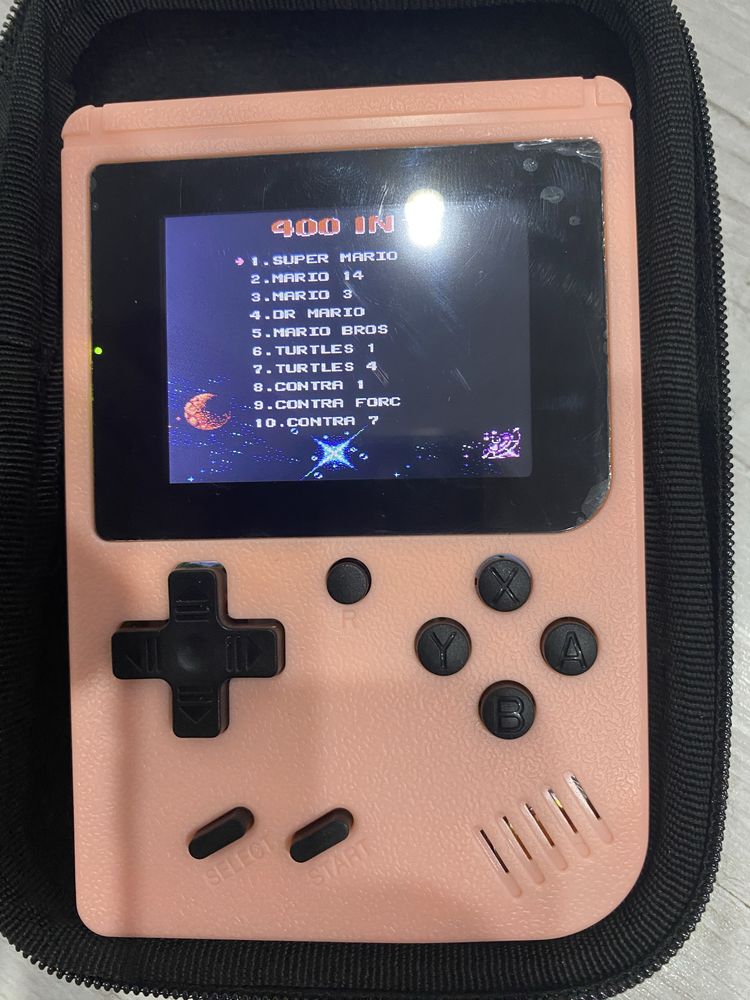 Consola Portátil LCD 3” com 400 jogos + Bolsa