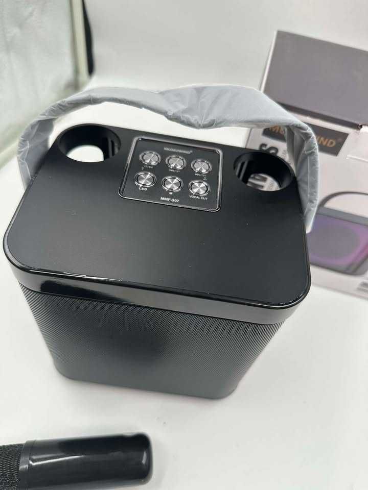 Głośnik Mumuwind Zestaw do karaoke z 2 mikrofonami RGB