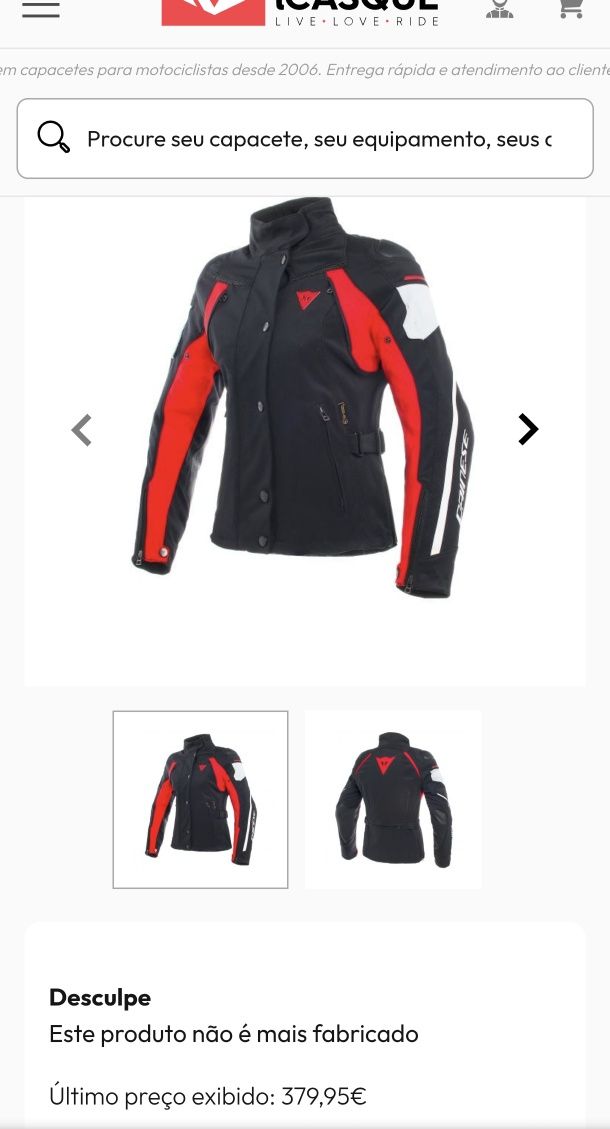 Casaco mota Homem Dainese