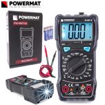 POWERMAT Multimetr Cyfrowy Elektryczny Miernik Prądu Lcd