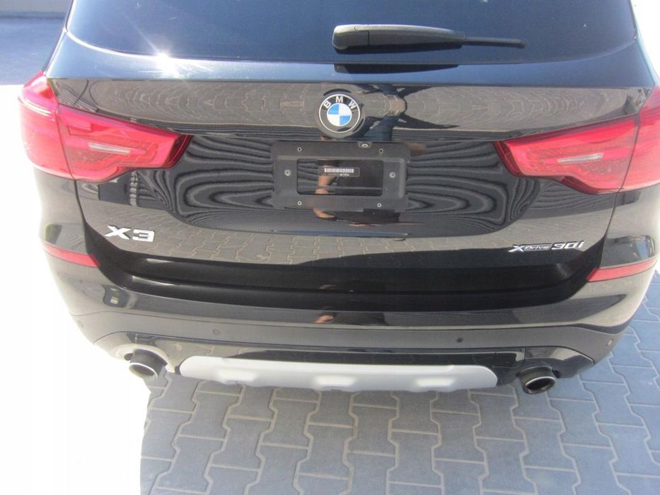 BMW X3 G01 SCHWARZ 2 668 KLAPA TYLNA ZDERZAK BUDA KAROSERIA ĆWIARTKA WANNA