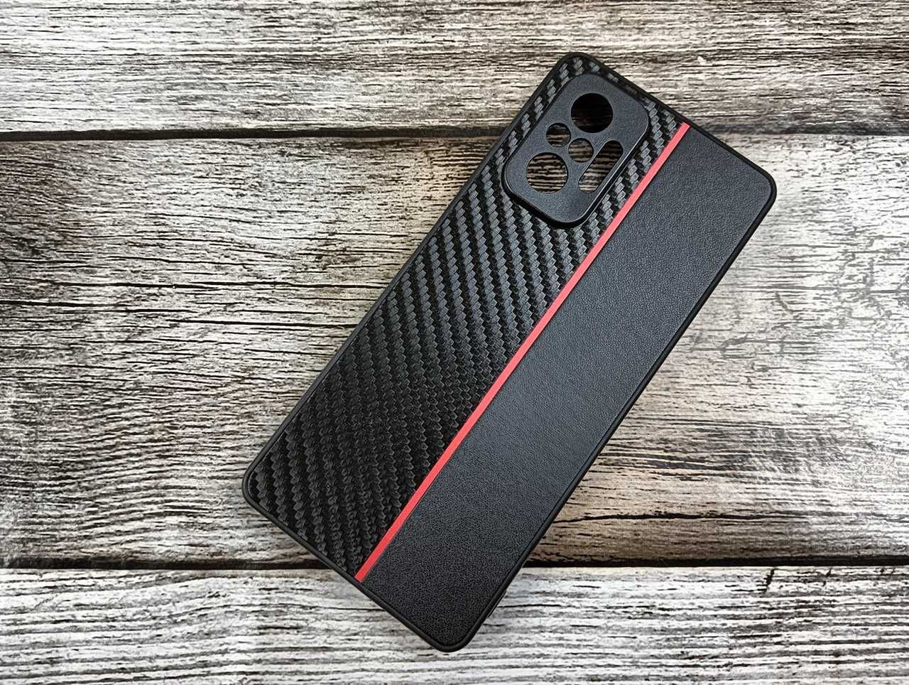 Etui Case Carbon do Xiaomi Redmi Note 10 Pro + Szkło