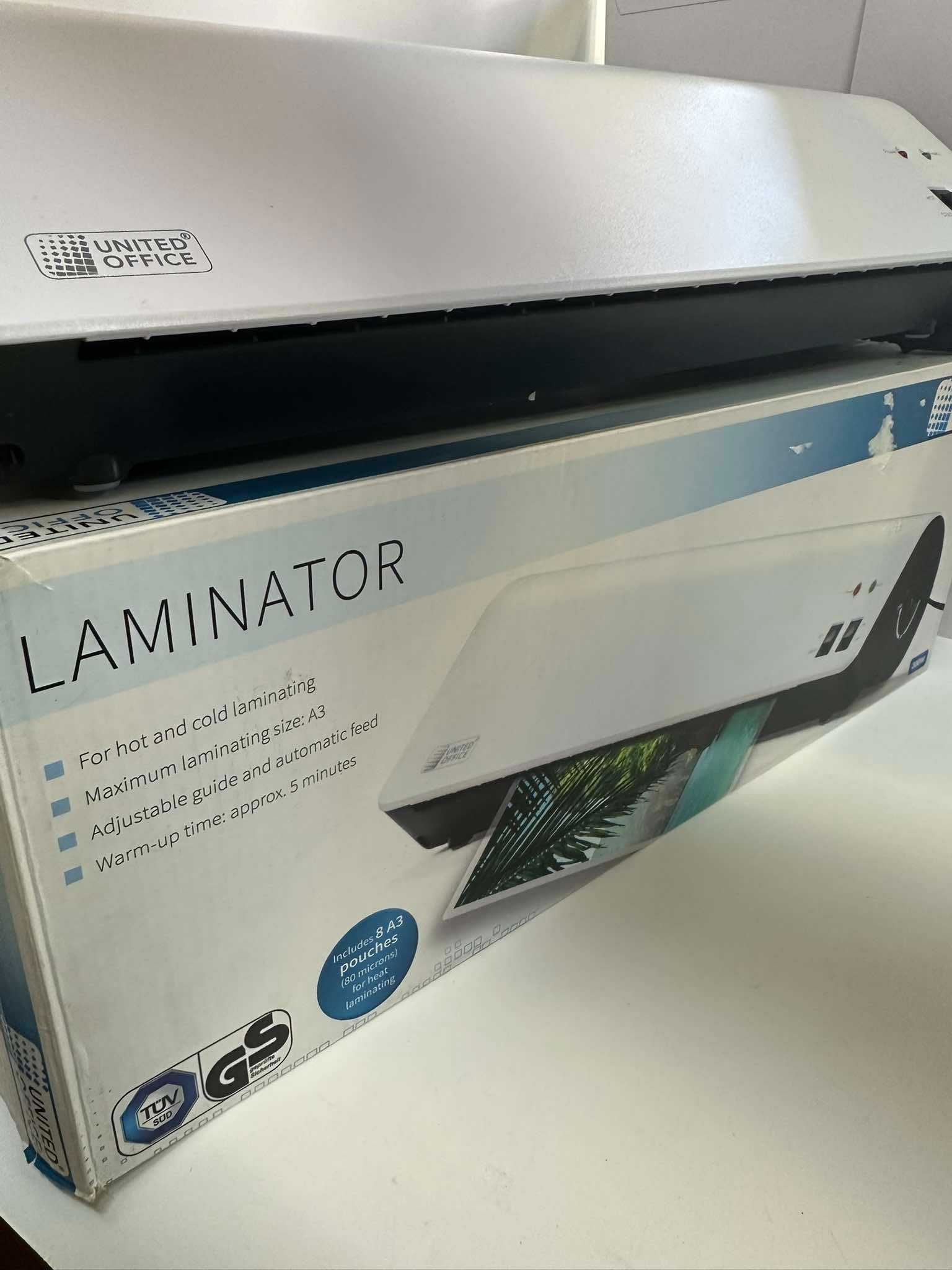 Laminator biały UNITED OFFICE 102/25/W