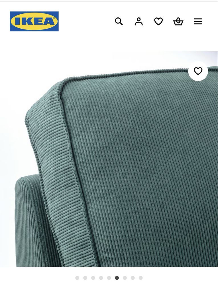 Sofá IKEA KIVIK azul - disponível a partir de 14 de setembro