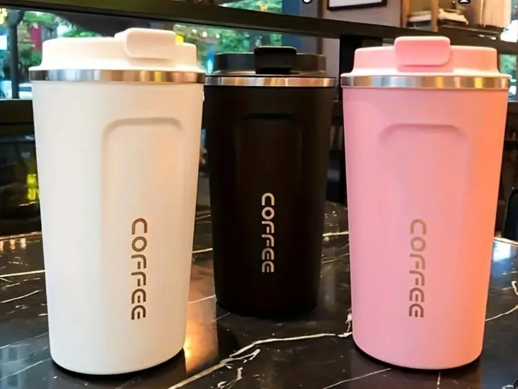 Термокружка Coffee 380 мл и 510 мл