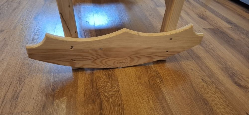 Łóżeczko bujaczek dla noworodka hand made naturalne drewno