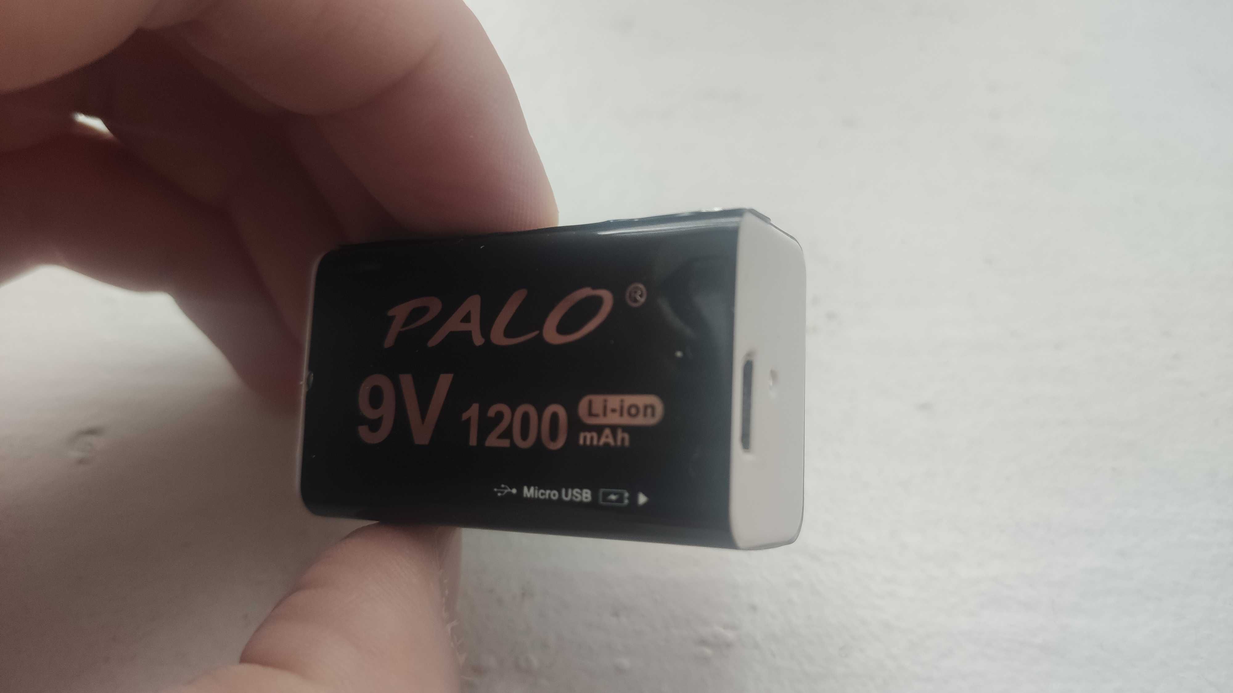 Bateria PALO 9V Li-ion akumulator 1200mAh 9 Volt 6f22