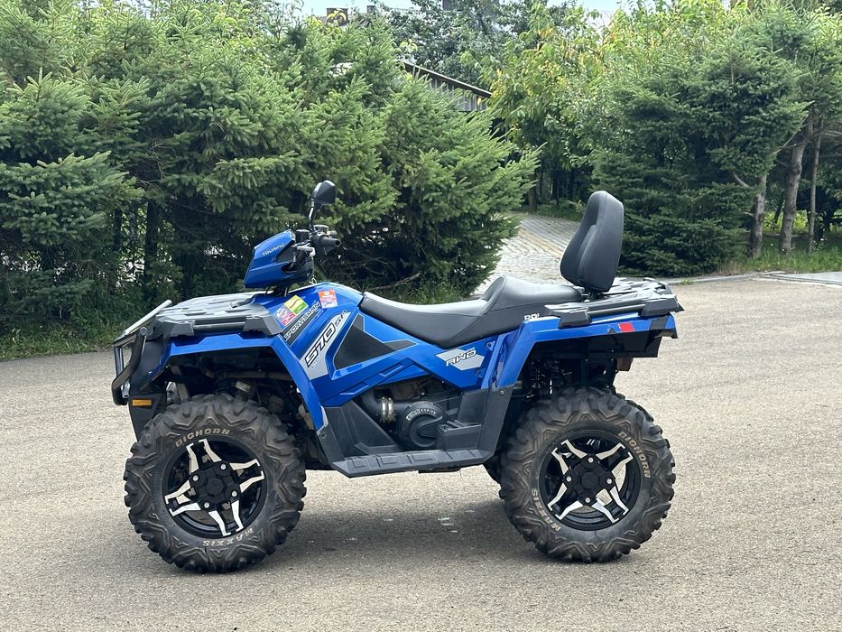 Polaris Sportsman 570 Touring zamiana na motocykl lub lawetę