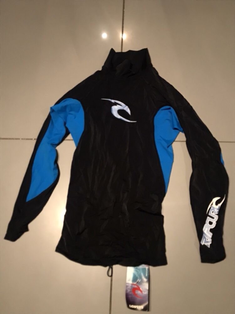 Lycra rip curl fade S mid collar rash