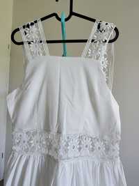 Przepiękna biała sukienka letnia r.40