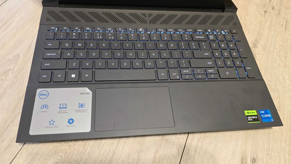 Dell G15 5530 i5/16GB/512/Win11 RTX3050, 120Hz laptop gamingowy