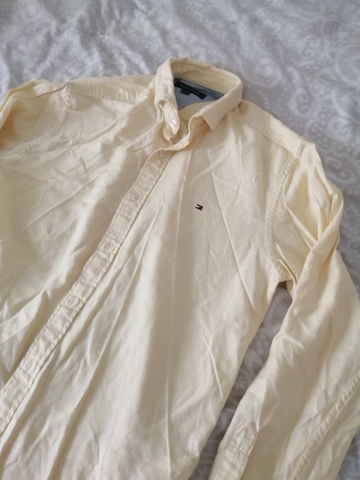 Żółta koszula regular fit Tommy Hilfiger M