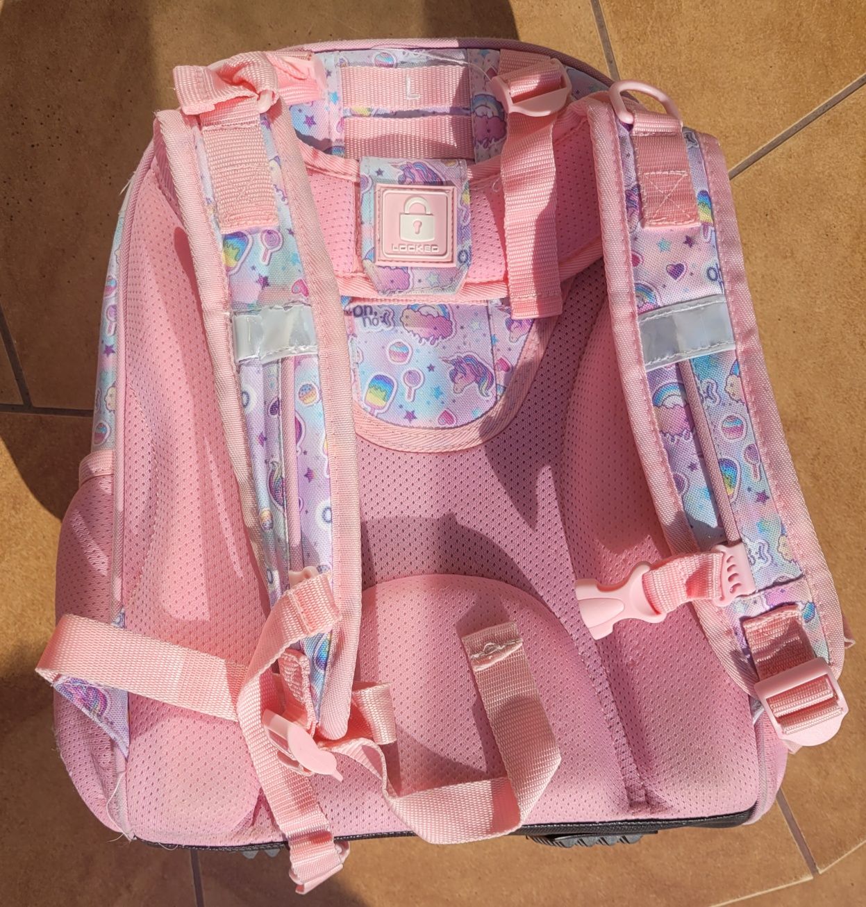 Plecak szkolny dla dziewczynki, jednorożec, różowy, Unicorn Squad ASTR