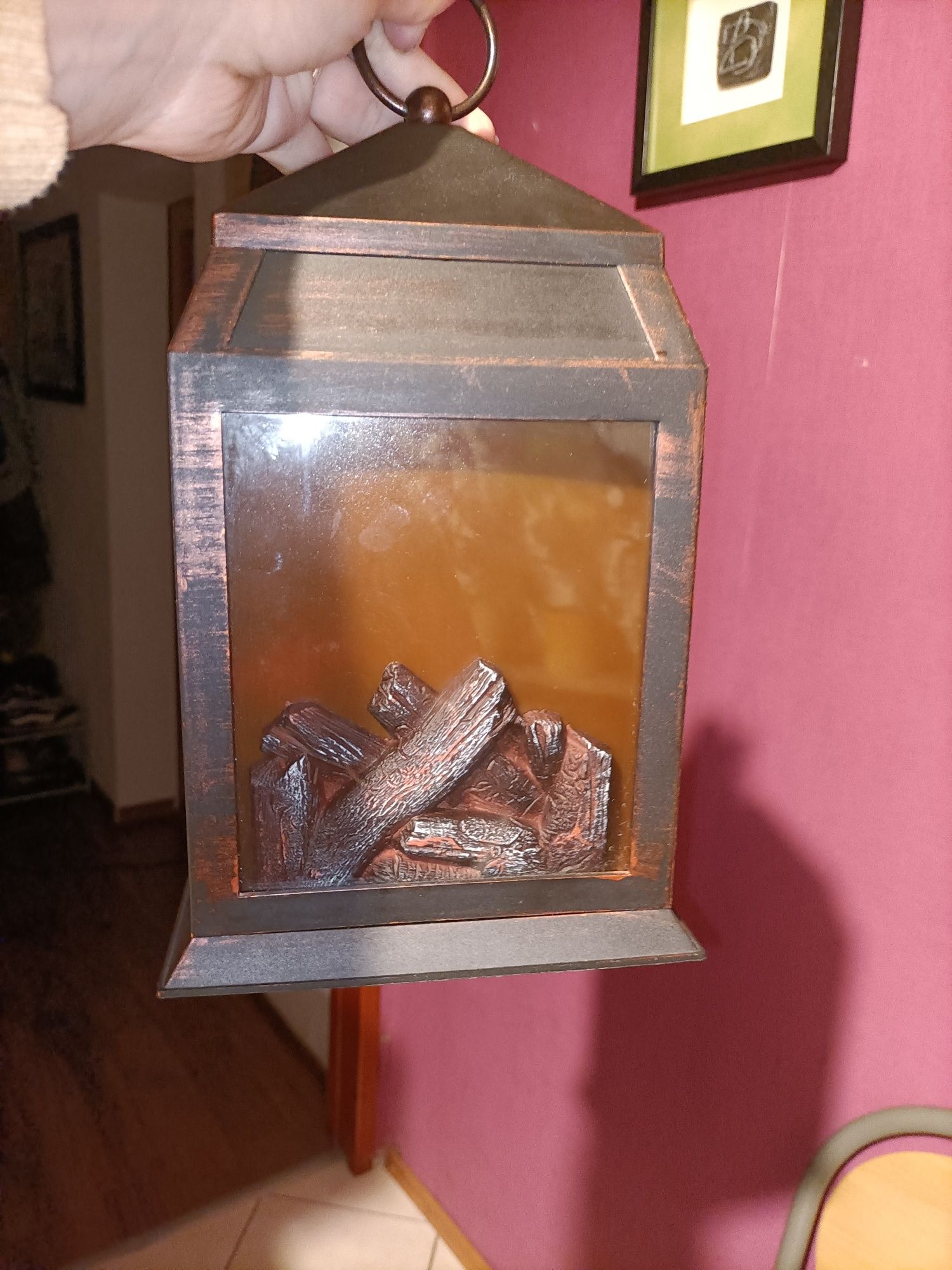 Lampka LED kominek