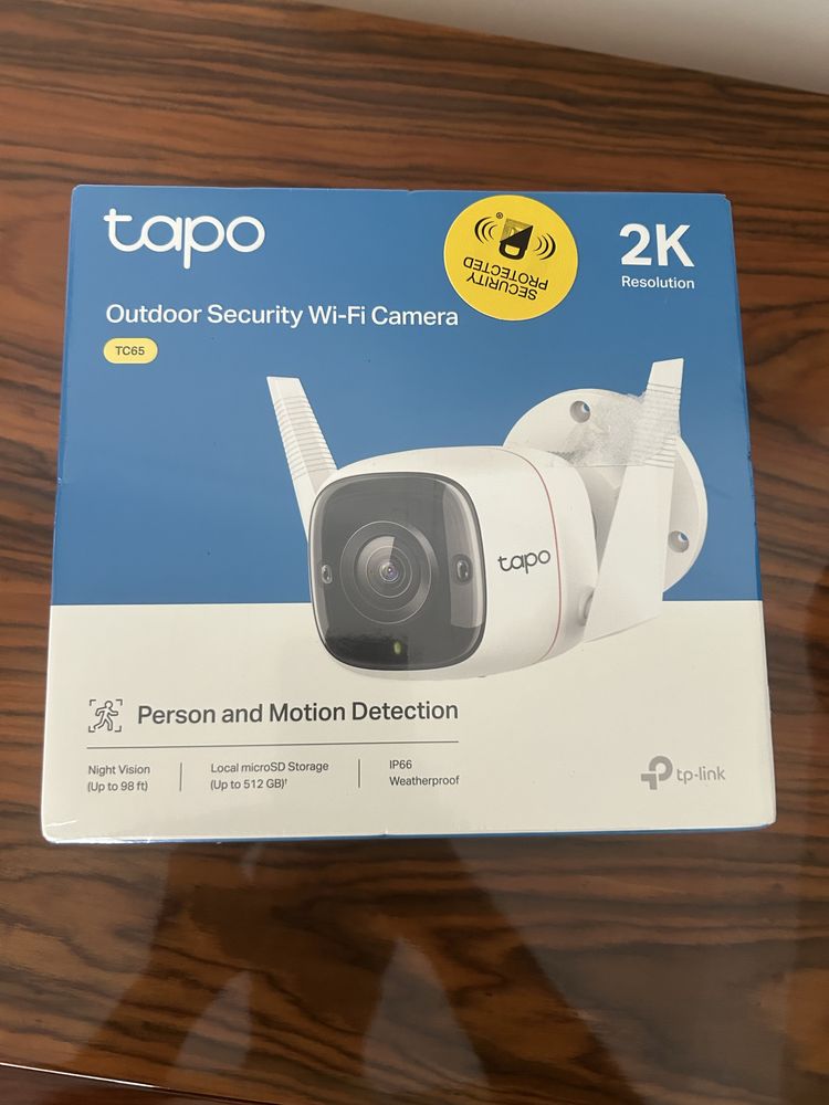 Tapo tc65 - camara interior/exterior ip66 (até 4 unidades]