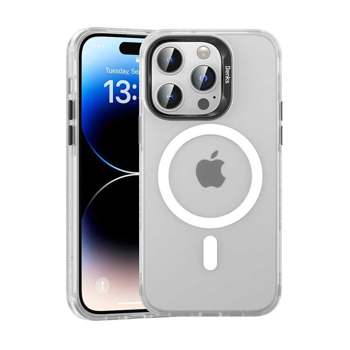 Benks Etui Magnetic Lucid Armor do iPhone 15 Plus biały