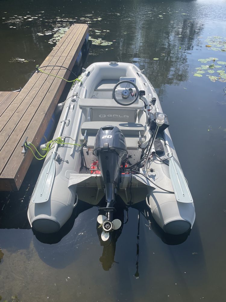 RIB Ponton GALA ATLANTIS Aquahelm A360Q+przyczepa