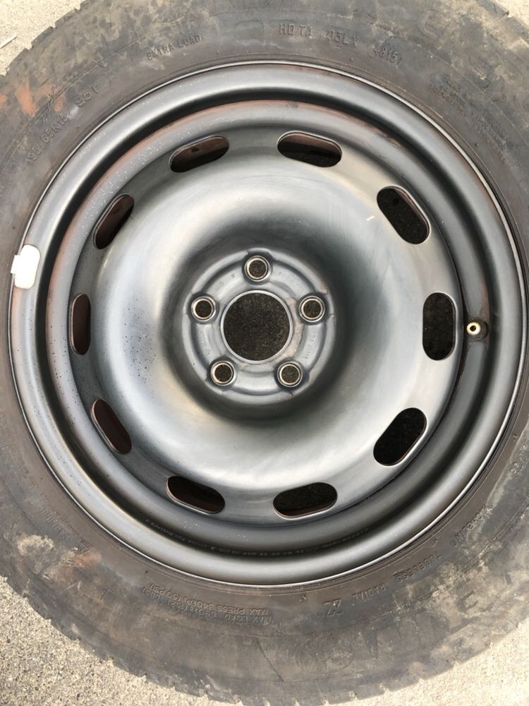 Диски железные R15 5x100 6JX/ET38 Dia57.1