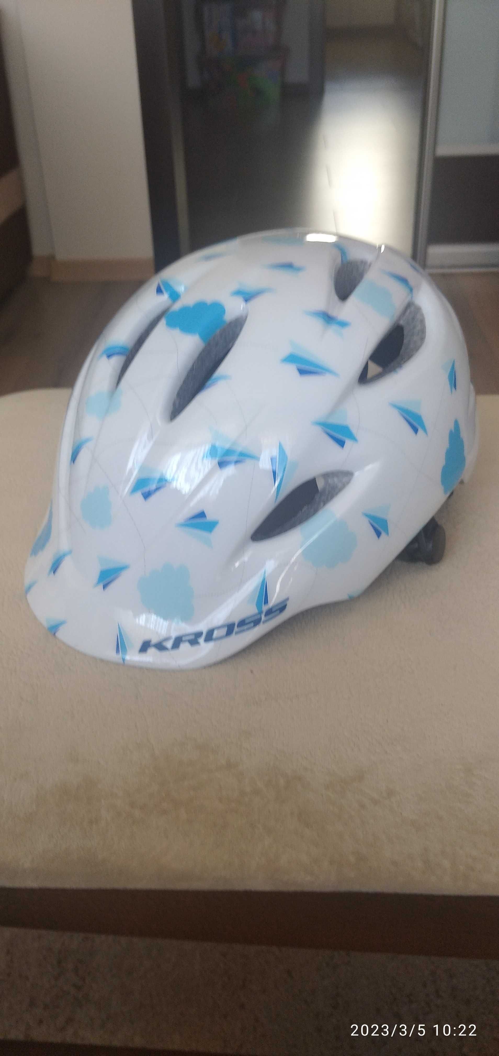 kask markowy dla dziecka na rower rolki itp. KROSS INFANO r.XS 48-52cm