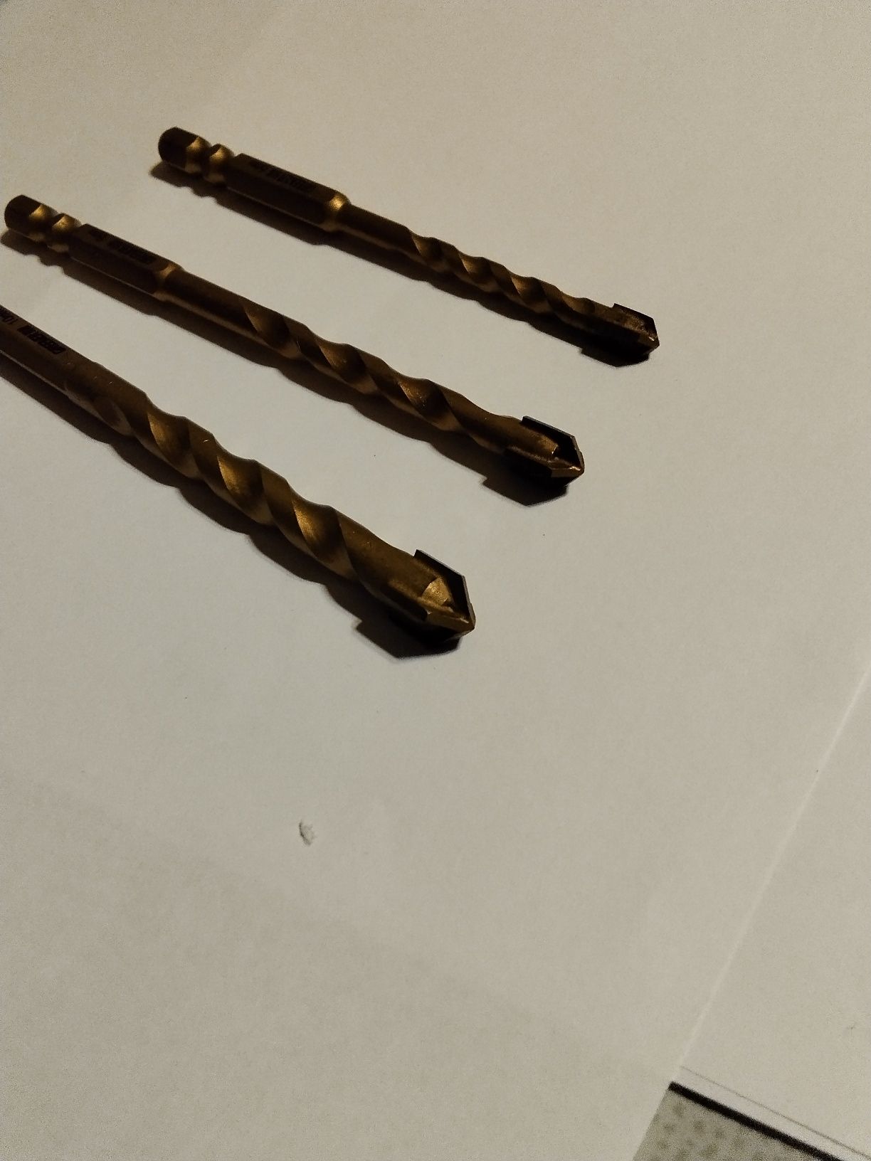 Wiertła do glazury 6,8,10mm czterograniasta widia do płytek ceram