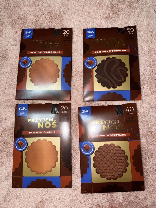 Rajstopy. Gatta x Wedel. 3-M. Nowe. Limitowana edycja.