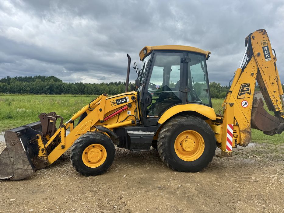 Jcb 3cx torqulock 5 biegow pelna opcja koparko ładowarka