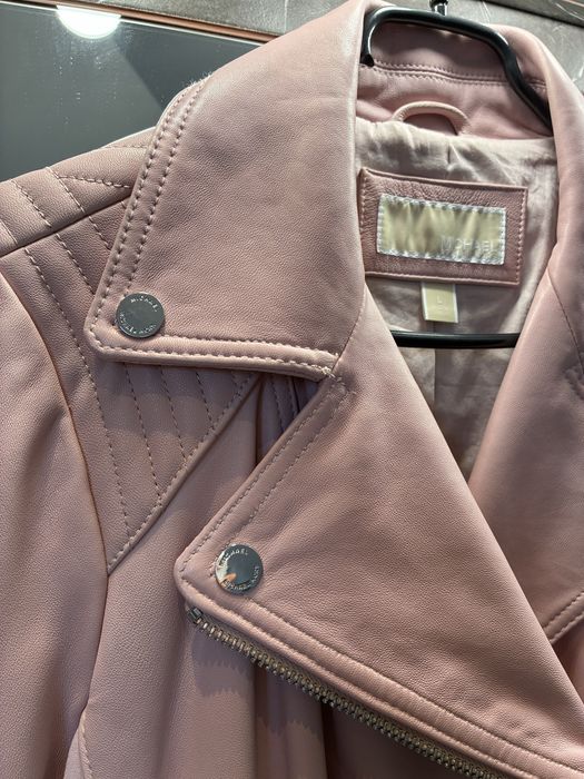 Kurtka skórzana ramoneska Michael Kors