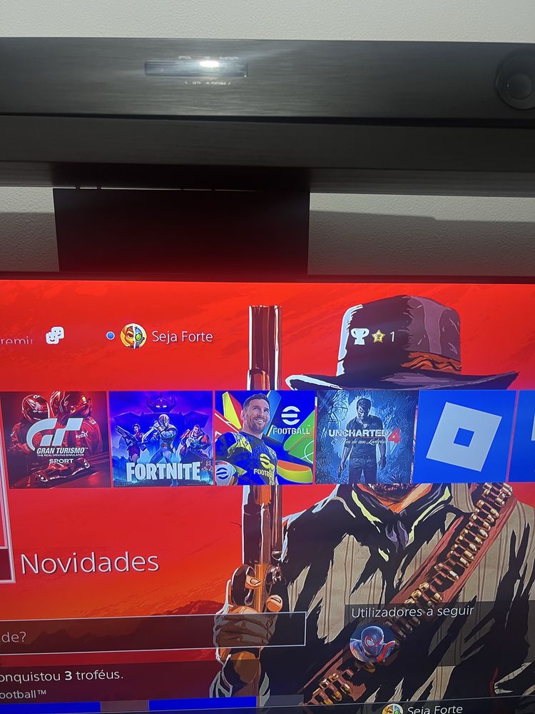 Playstation 4 Slim [1TB] + Jogos + Comando ( leia todo anuncio )