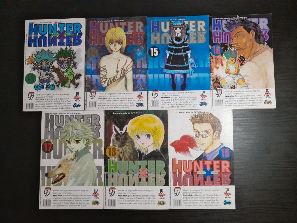 Coleção de Manga Hunter X Hunter volumes um português