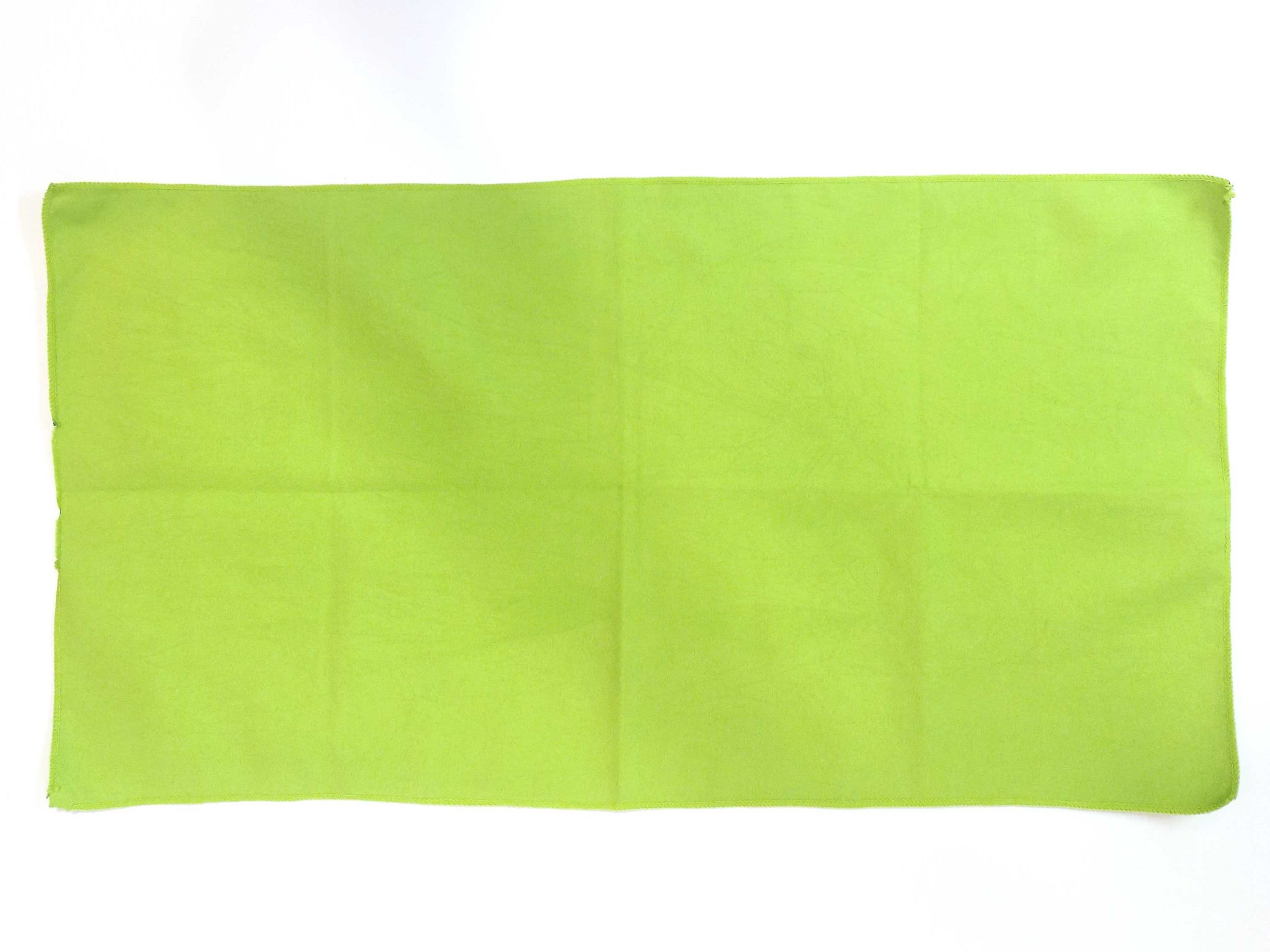 Рушник із мікрофібри зелений 35 х 65 см.