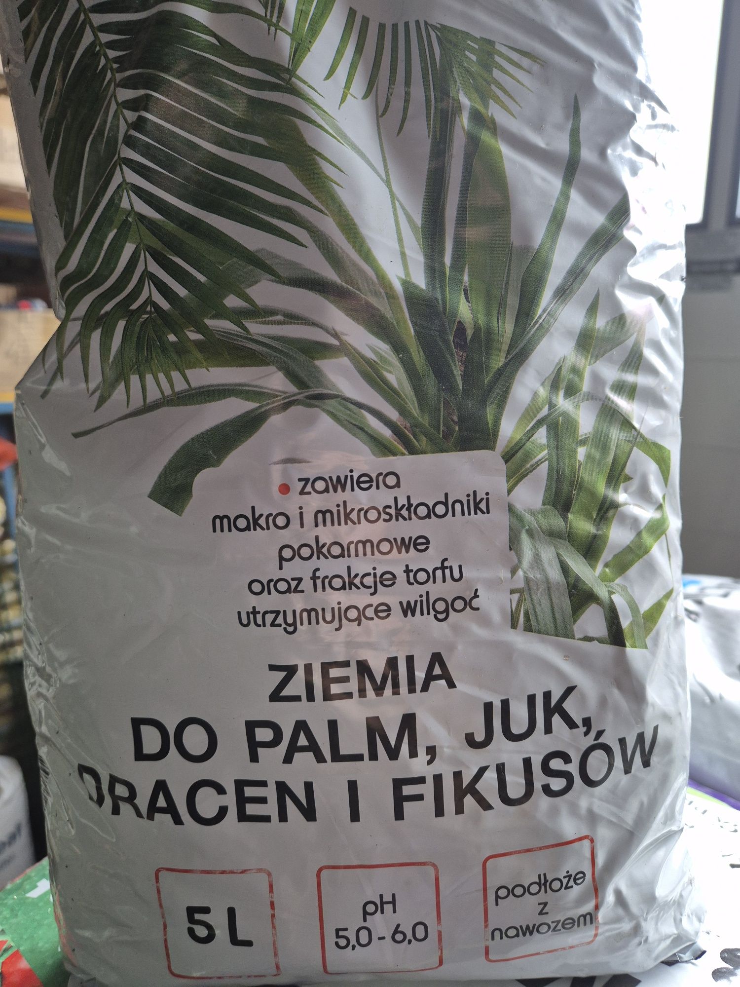 Podłoże do juk palm dracen fikusów 5L SUMIN