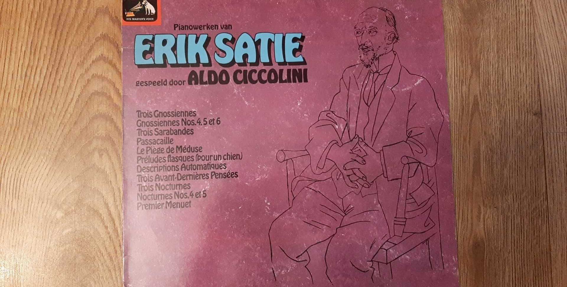 Erik Satie “Pianowerken bij Aldo Cicciolini”  - płyta winylowa