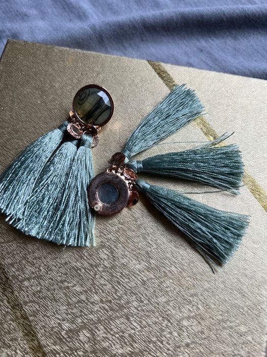 Kolczyki chwosty boho