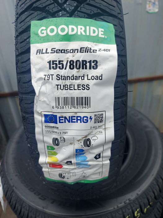 Nowe opony wielosezonowe 155/80/13 Goodride 2025r