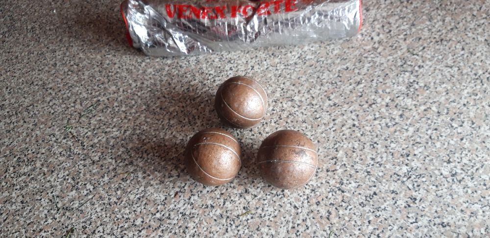 Conjunto de 3 Bolas de Petanca