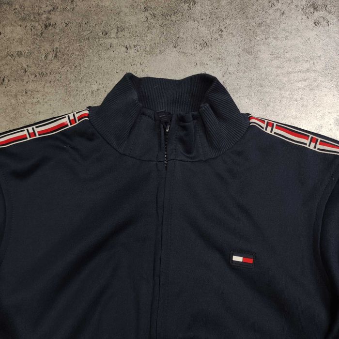 MĘSKA PREMIUM Bluza Rozpinana Bomberka Stójka tommy Hilfiger Lampas