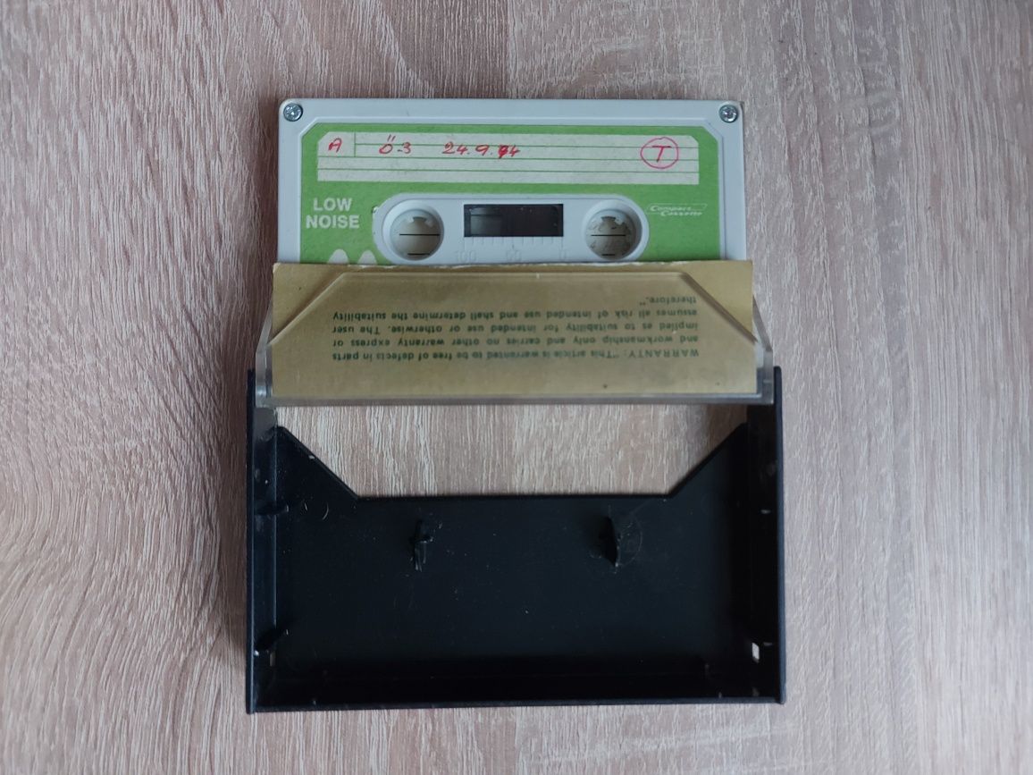 Кассета Cat. No. C-90 Audio Cassette