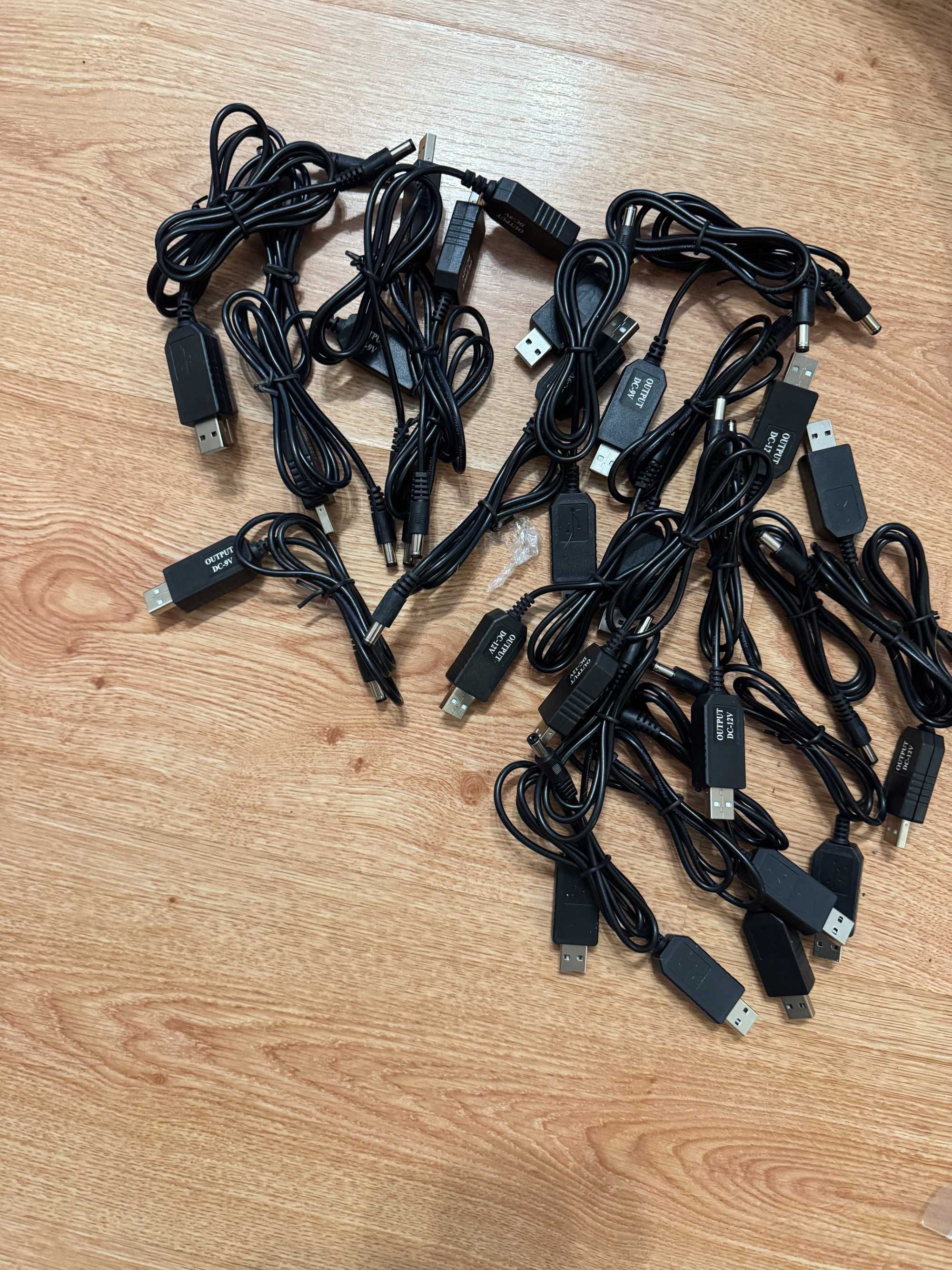 Кабель для роутера від повербанка 9-12V, DC 2.1x5.5mm, USB інтернет