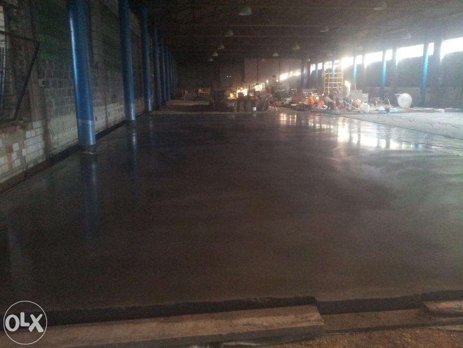 Бетонна промислова високоміцна підлога ( топінгова )