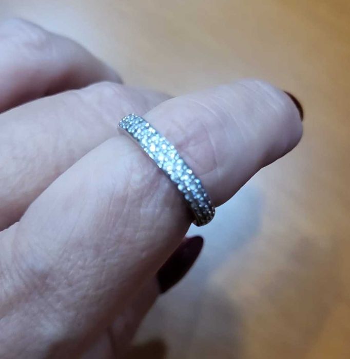 Anel Prata Ti Sento Novo