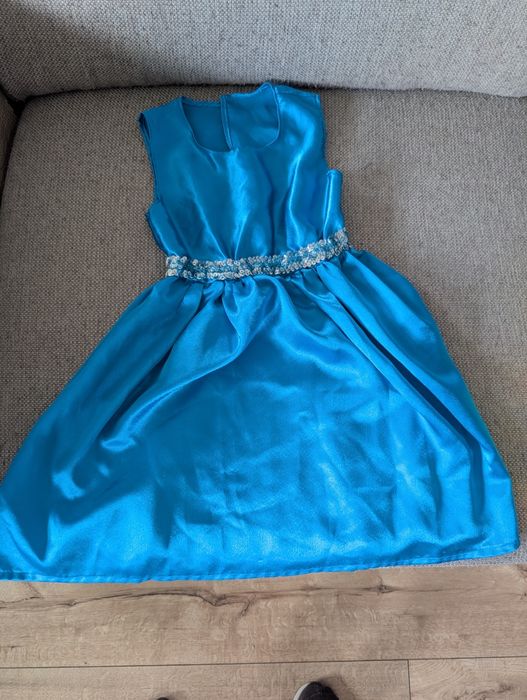 Sukienka rozmiar 110-116. Zestaw 2 sukienki! Strój karnawałowy Elzy