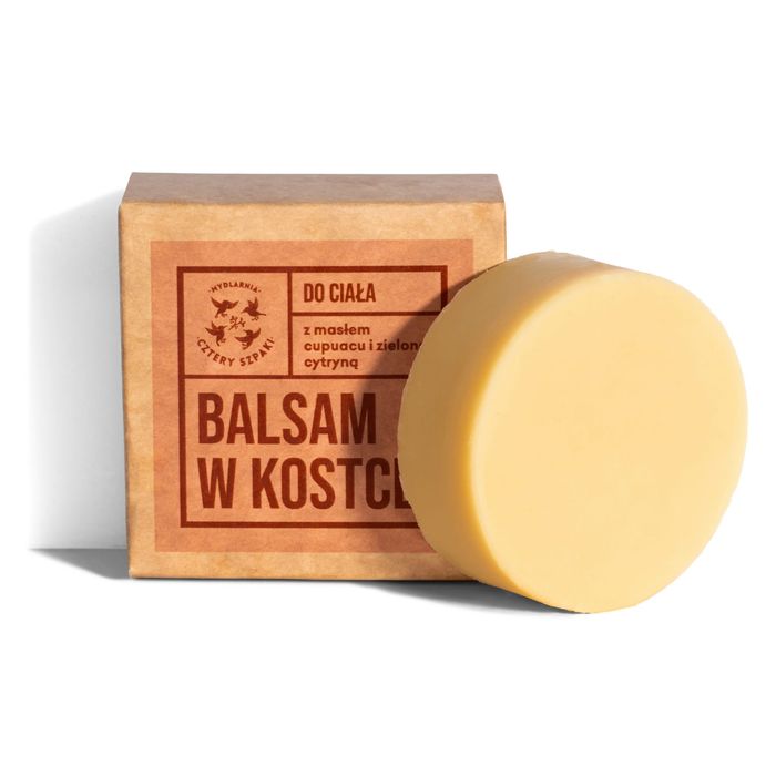 Naturalny balsam do ciała w kostce, Cztery Szpaki, 55 g