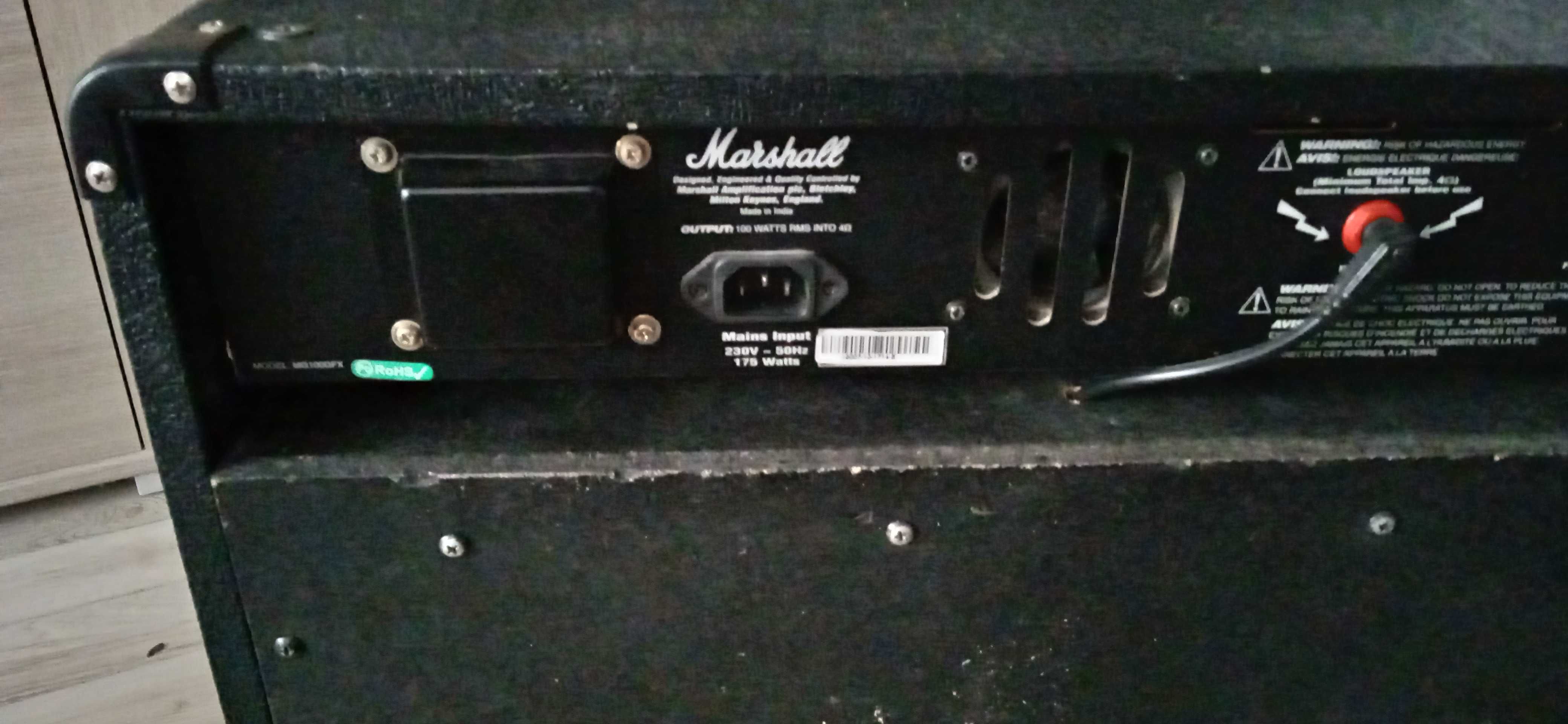 Marshall MG100HDFX  + footswitch