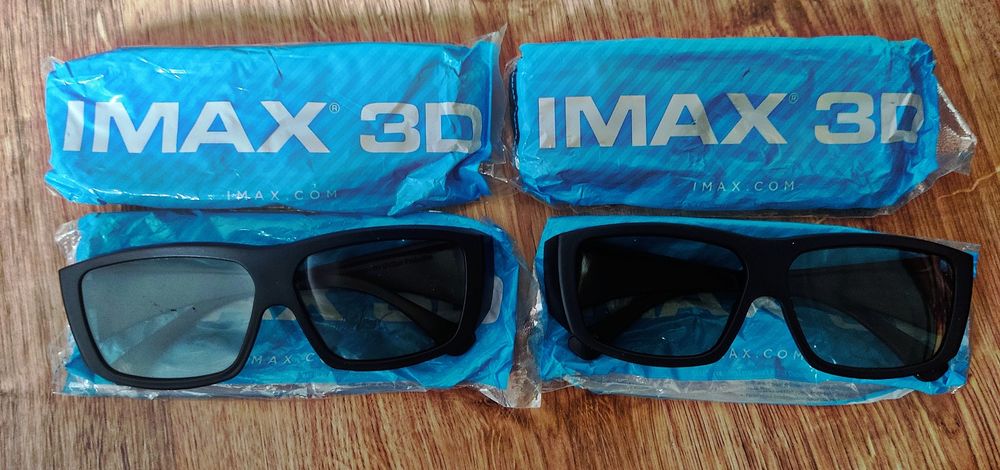 4 sztuki okularów IMAX 3D