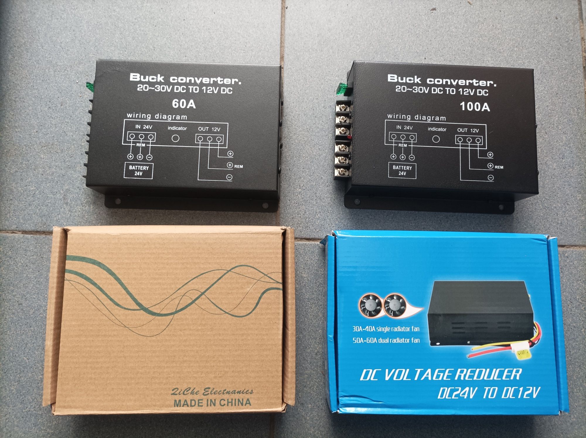 Преобразователь напряжения 24V-12V