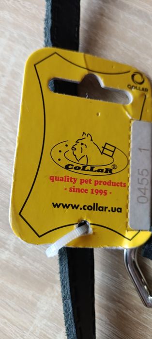 Проводок для собаки "COLLAR,,новий,400гр,шкіряний