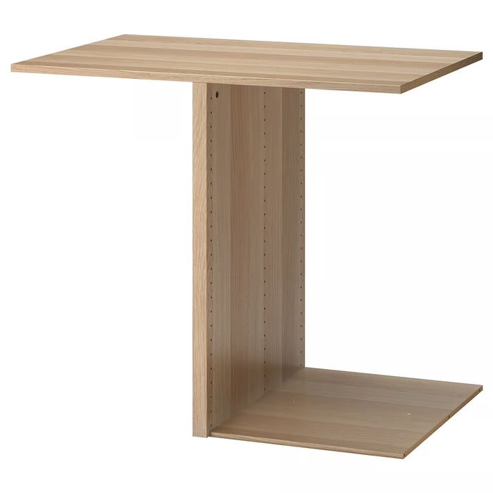 Ikea PAX Komplement przegroda do obudowy 100x58 dąb bencowany na biało