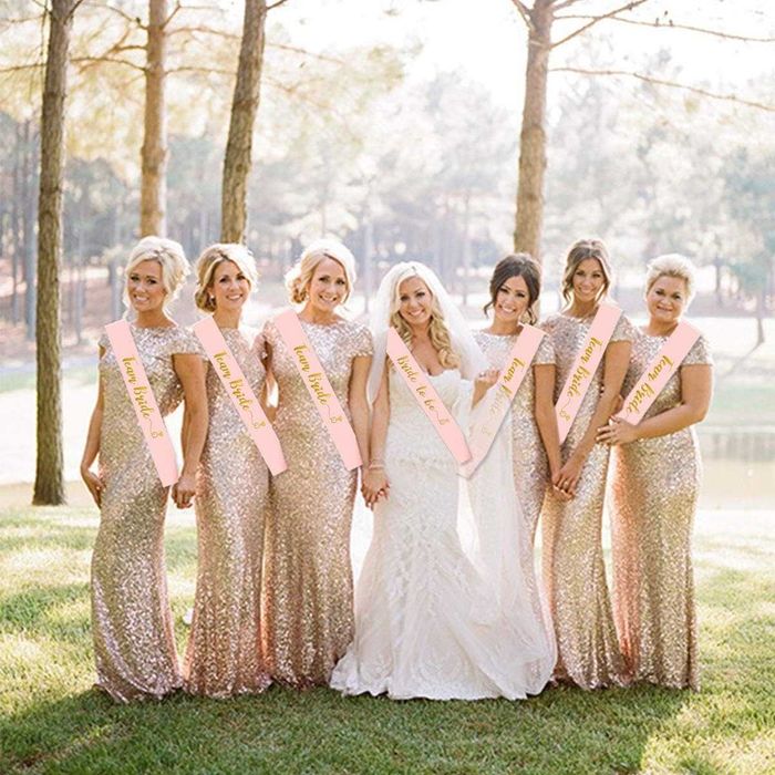 Despedida de solteira 11 faixas equipa Team Bride +1 noiva Bride to Be